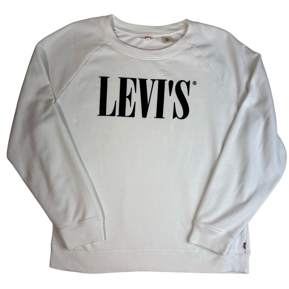 LEVI’S WOMEN'S OVERSIZED CREWNECK SWEATSHIRT LARGE